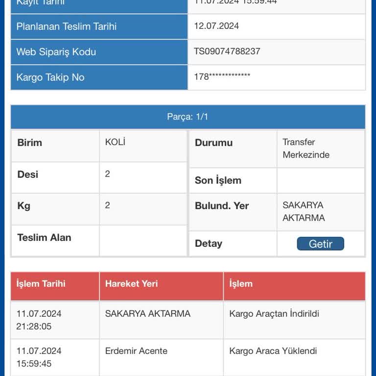 Sürat Kargo Kargomu Geciktiriyor, İlgili Makamlardan Dönüş Alamıyorum