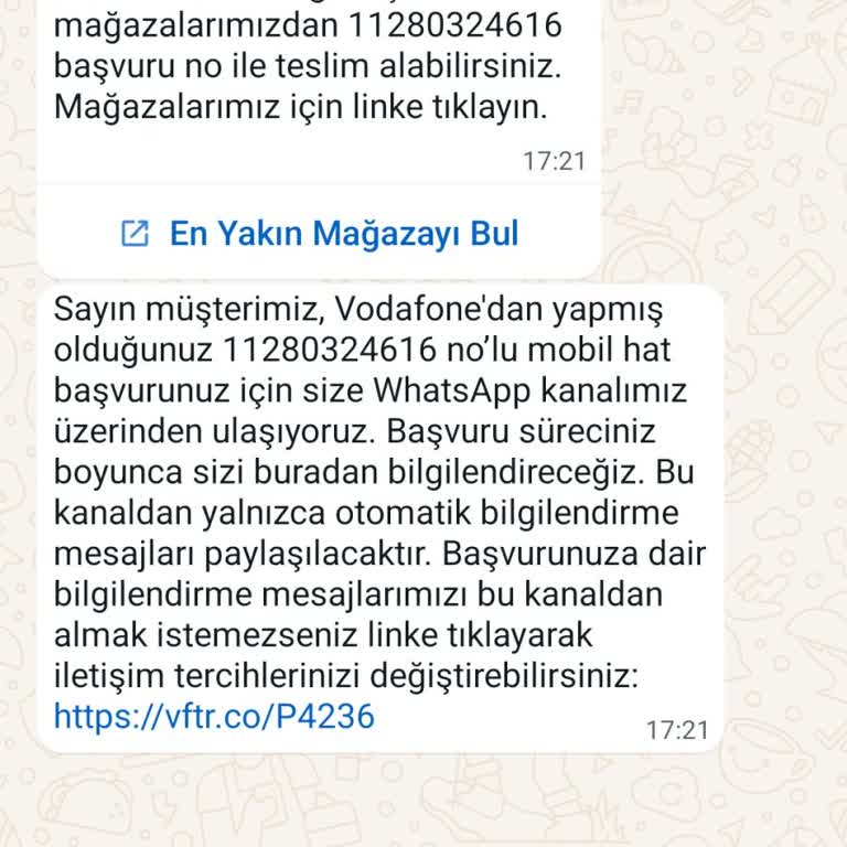 Vodafone Hat Taşıma Yapılamadı