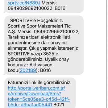 Sportive Yalan Yanlış Ürün Satmak