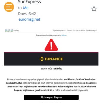 Binance Fehler bei Sunexpress falsche Kontozuordnung und eingefrorene Vermögenswerte