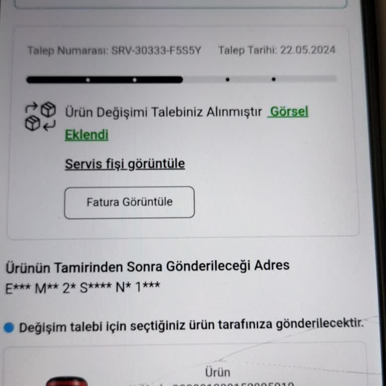 Karaca Züccaciye Ürünümü Göndermelerini Rica Ediyorum