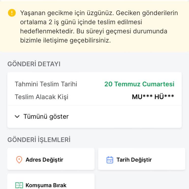 Trendyol Express Kargo Hala Beklemekte