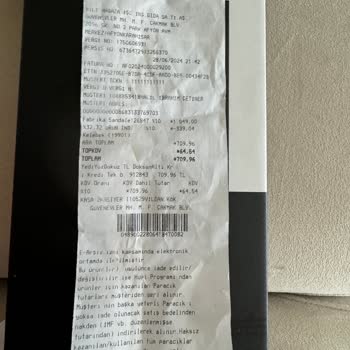 Boyner'den Aldığım Ürüne Hatalı Çıktı. Değişim Yapılmadı.