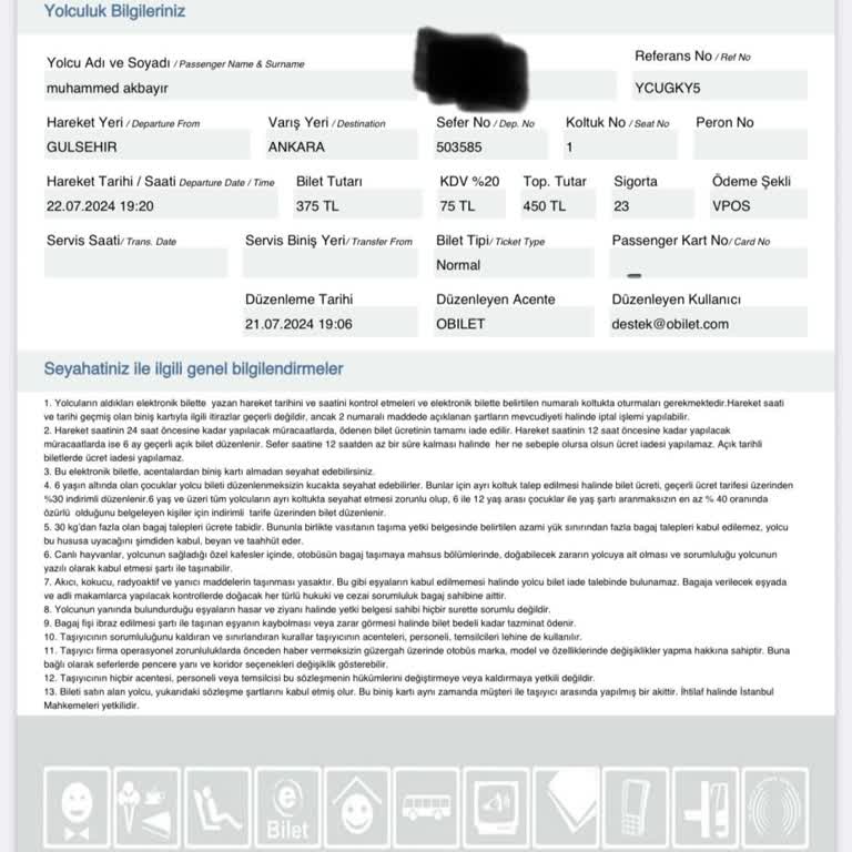 Metro Turizm Bilet Erteleme Sorunu