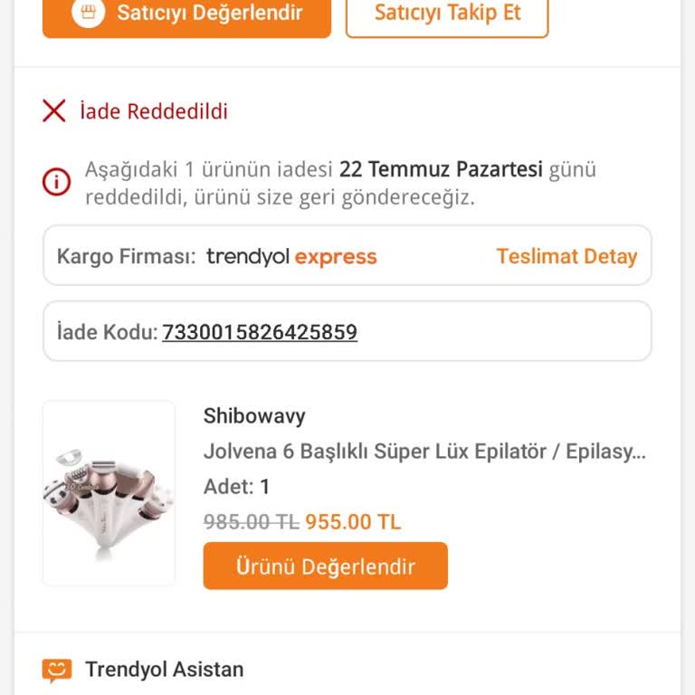 Trendyol İadesi Gerçekleşmedi Üstüne Bir De Kusurlu Satıcı Yok