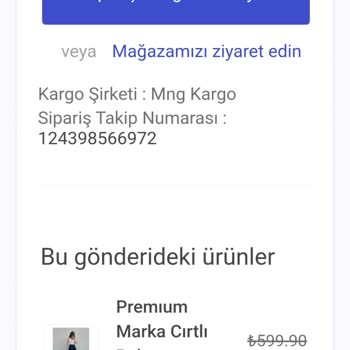 MNG Kargo Giyim Wagonu Para İade Edilmiyor Kargo Yok Cevap Verilmiyor