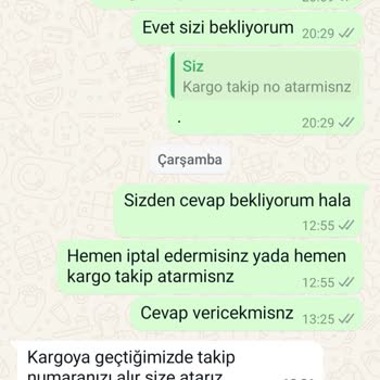 MNG Kargo Giyim Wagonu Para İade Edilmiyor Kargo Yok Cevap Verilmiyor