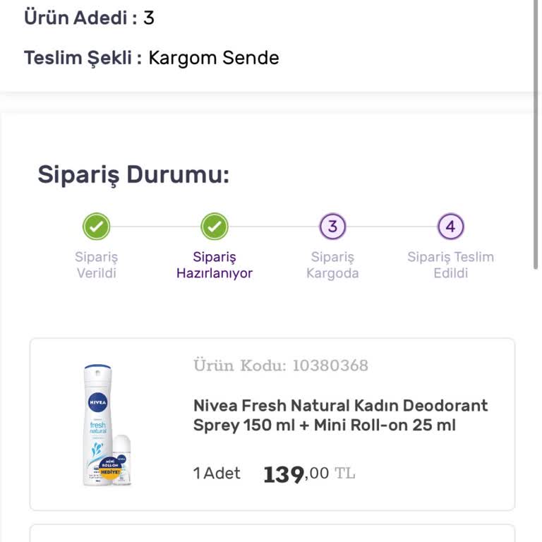 Gratis Kargoya Verilmeyen Ürün