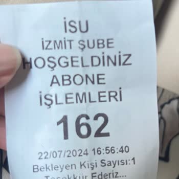 İSU Keyfi İşlem Yapmıyor.
