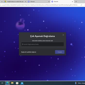 2AD 2 Aşamalı Kodda Sınıfta Kalan Tek Yer Discord Uygulamasıdır Net...