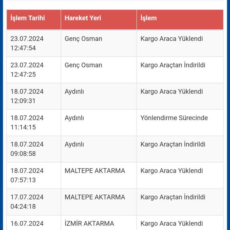 Sürat Kargo Kargom Nerede Belli Değil