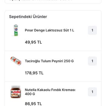 MİGROS'TAN Şikayetçiyim Siparişim Verdiğim Süreler İçinde Gelmedi
