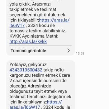 Aras Kargo İzmir Aliağa Şubesi