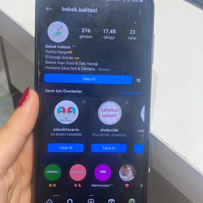 Bebek. Kalitesi (Instagram) Güvensizliği