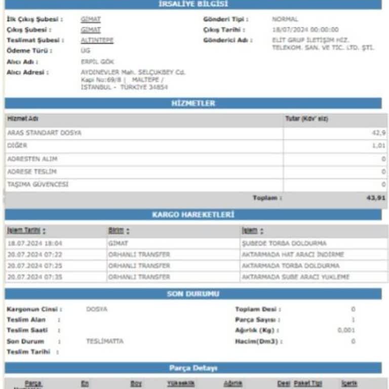 Aras Kargo 3 Gündür Dağıtıma Çıkan Ürünü Teslim Etmedi
