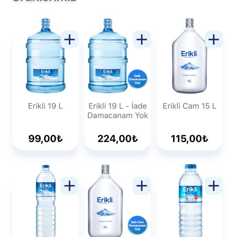 Erikli Su Uygulama Fiyat Sorunu.
