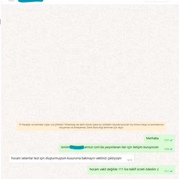 Armut.com Haksız Kazanç - İade İstiyorum
