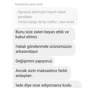 Mihrace Giyim Mihrace Tesettür Giyim Şikayet