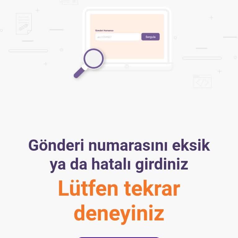 Hepsijet Hatalı Kargo Kodu