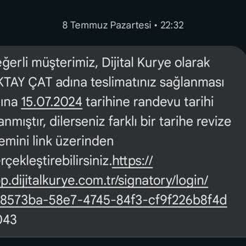 Türk Telekom Djt Kurye Sorumsuzluğu