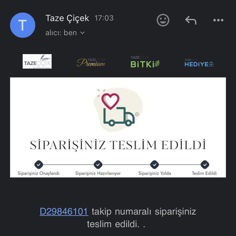 Taze Çiçek Yanlış Bilgilendirme Gün İçinde Teslim Edilmeyen Çiçek