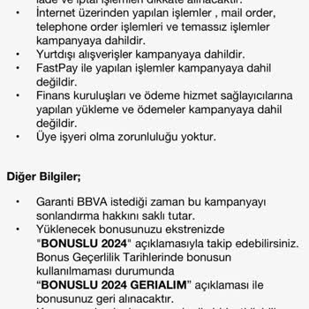 Verilmeyen Bonus Garanti Bankası