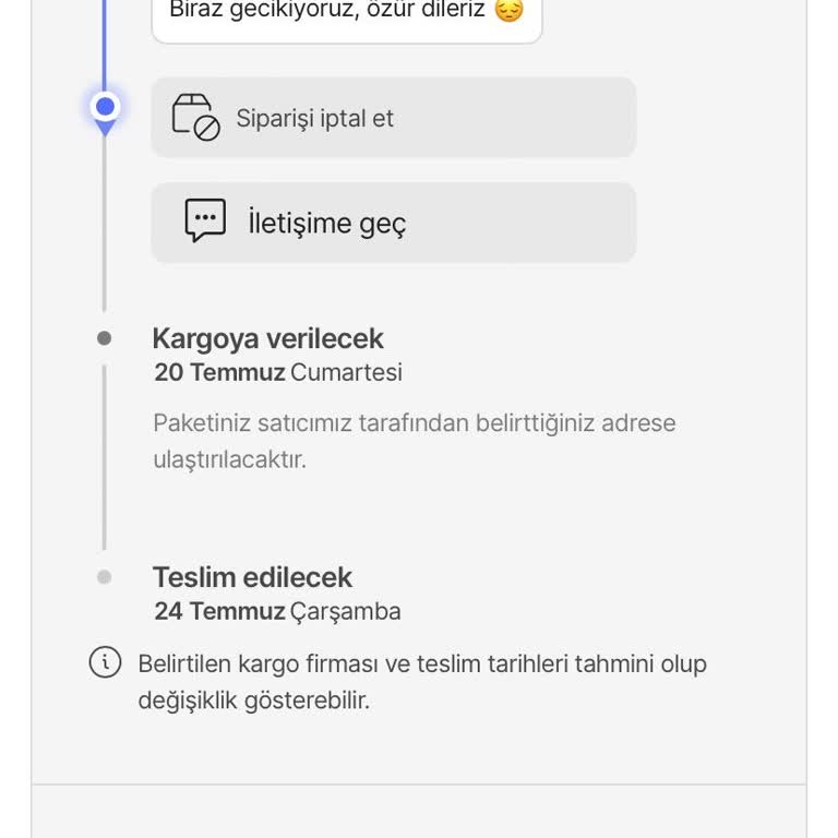 Hepsiburada'da 1 Haftadır Hazırlanamayan Ürün Sorunu