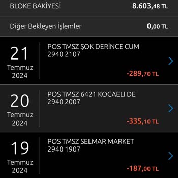 Kocaeli Derince Yapı Kredi Şubesi Maaş Hesabımın Tamamına Bloke Koymuş