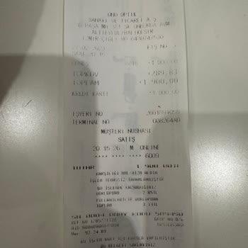 Ono Optik Ürünü Sattıktan Sonrası İle İlgilenilmiyor