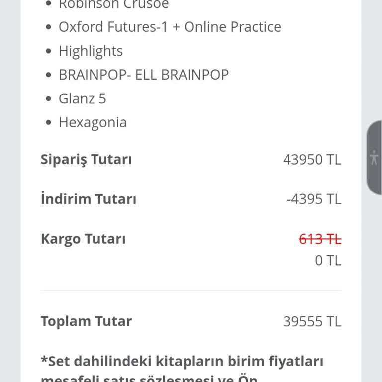 Milli Eğitim Bakanlığı (MEB) Bahcesehir Koleji Fahiş Okul Kitabi Ücreti