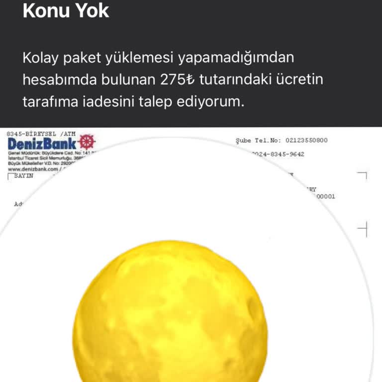 Vodafone Evrak Talepleri E- Mail