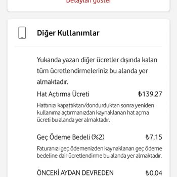 Vodafone Yüksek Fatura Ve Çekmeyen İnternet