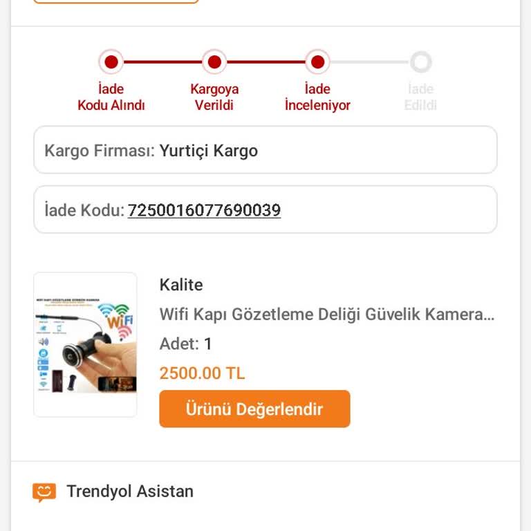 Trendyol Ve Satıcı Arızalı Ürünün İadesini Kabul Etmiyor