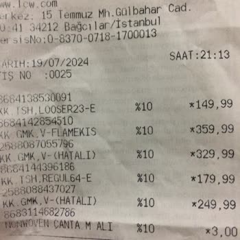 LCW Fiat Etiketleri İle Kasadaki Fiat Farklı