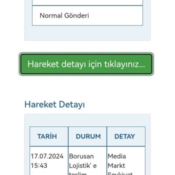 Borusan Lojistik Kargo Ürünü Nerede Olduğu Belli Değil