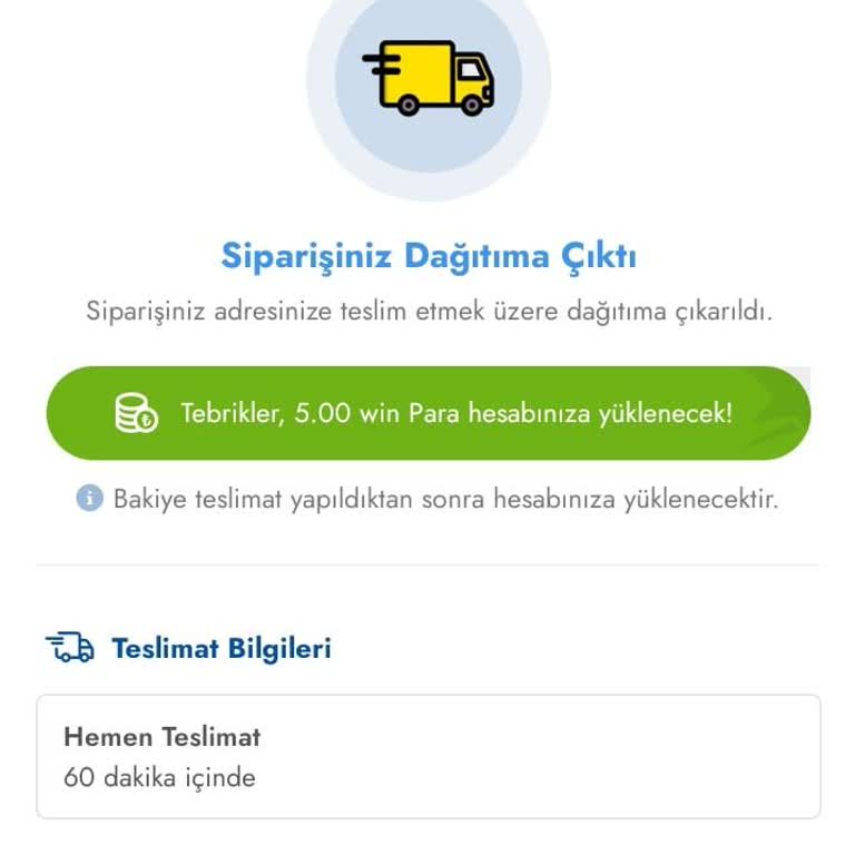 Şok Market 5 Saattir Siparişi Getirmedi.