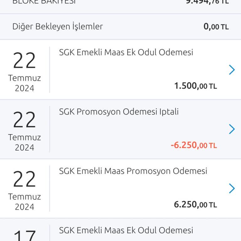 Yapı Kredi Bankası Emekli Maaş Promosyonuna Bloke Koydu