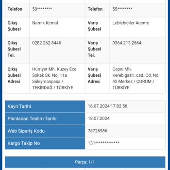 Sürat Kargo Kargomu 10 Gündür Bekletiyor.