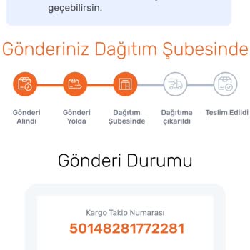 Trendyol Ulaşmayan Sürat Kargo Ürünü