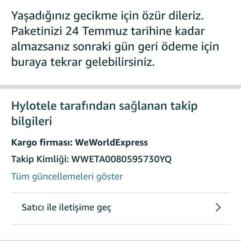 Amazon.com Sorumsuzluğu! Muhatap Bulamıyorum