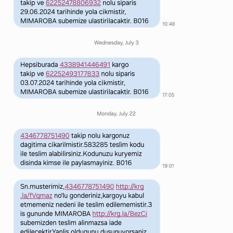 Aras Kargo Gönderi Getirmiyor. Self Servis Çalışıyor :)