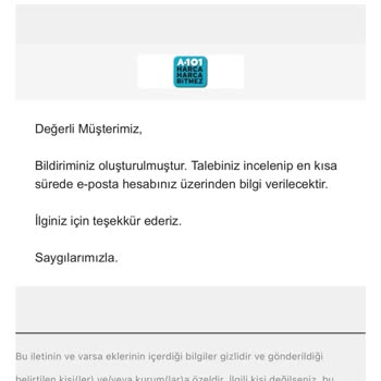 A101 Ürün İade Edilememesi