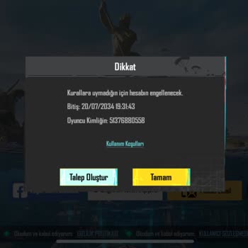 Tencent Games Türkiye Sebepsiz Yere Ban