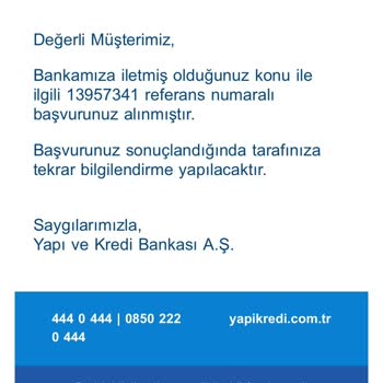Yapı Kredi Bankası Bankacılık İşlemleri Mobil Şube