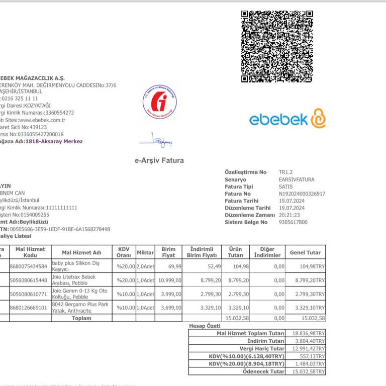 hepsiJET Ebebek Siparişimde Eksik Ürün Teslimatı Sorunu