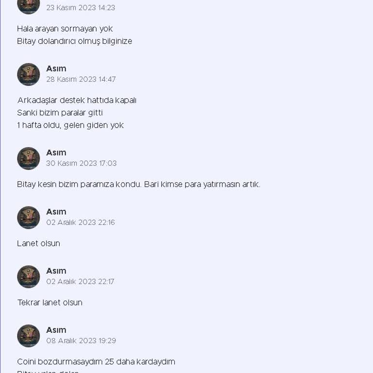 Bitay'da Paralarım Kayboldu, Çözüm Yok!