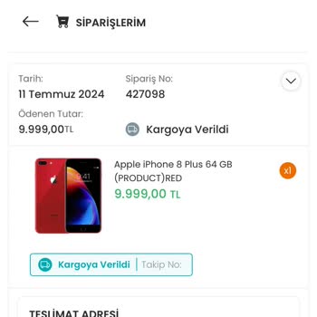 EasyCep Satın Aldığım Cihazımı Göndermiyor