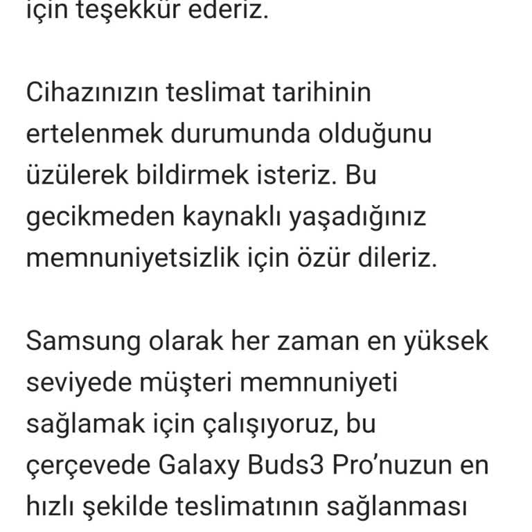 Samsung Ön Sipariş Mağduru