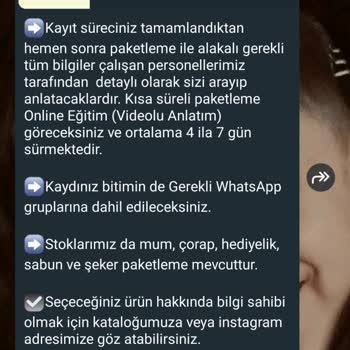 Evde Ekişi Paketleme Karşı Taraftan Gelen Mesaj