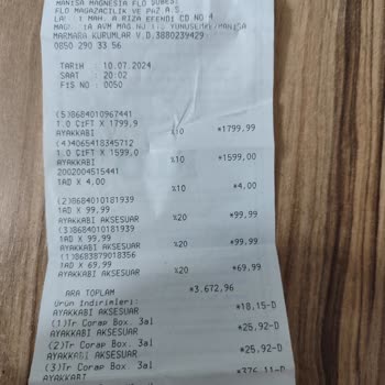 FLO Ayakkabı FLO Ve Red Cevap